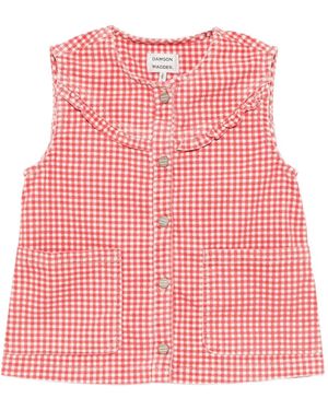 Damson Madder Top sin mangas Mari - Rosa