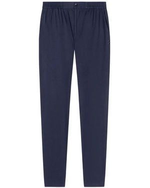 Ron Dorff Pantaloni Con Vita Elasticizzata - Blu