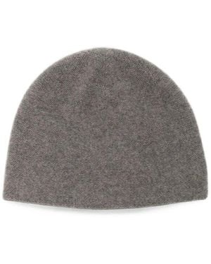 N.Peal Cashmere Bonnet À Design Superposé - Gris