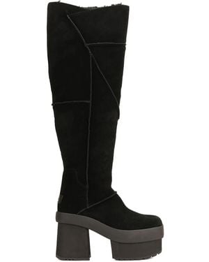 UGG Stiefel Mit Plateau 100Mm - Schwarz
