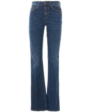 Liu Jo Logo-Patch Skinny Jeans - Blue
