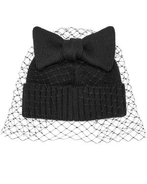 CA4LA Star Cat 6 Beanie Hat - Black