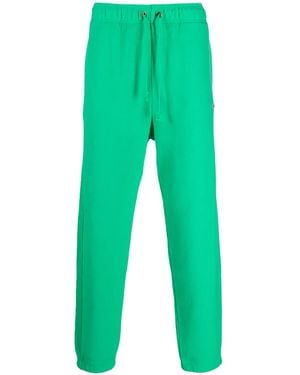 Champion Logo-Patch Cotton-Blend Track Trousers - Green