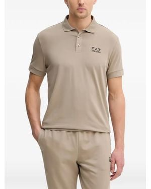 EA7 Core Identity Polo Shirt - Natural