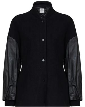 TOTEME Varsity Wool Jacket - Black