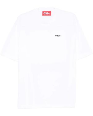 032c Candle Dinner T-Shirt Mit Grafischem Print - Weiß