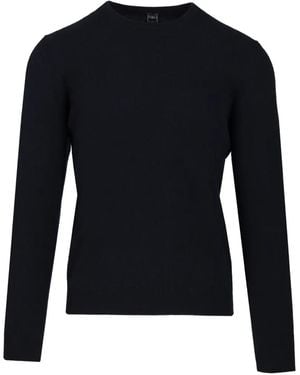 Fedeli Cashmere Crew-Neck Sweater - Blue