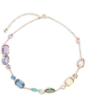 Swarovski Mixed-Cuts Necklace - Metallic