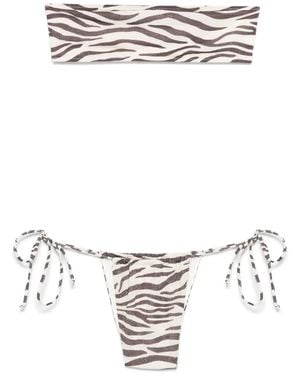Mc2 Saint Barth Marielle Bikini - Mettallic