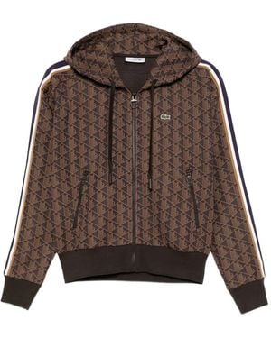 Lacoste Jacke mit Monogramm - Braun