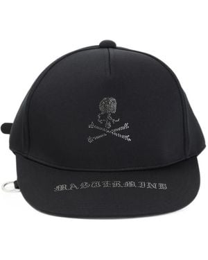 Mastermind Japan Crystal-Embellished Skull Baseball Cap - Black
