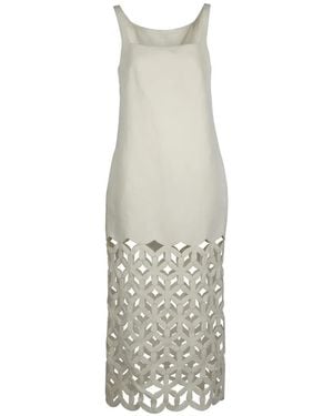 Valentino Garavani Cut-Out Midi Dress - White