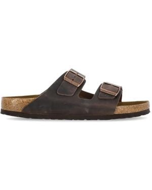 Birkenstock Flache 'Arizona' Pantoletten - Weiß