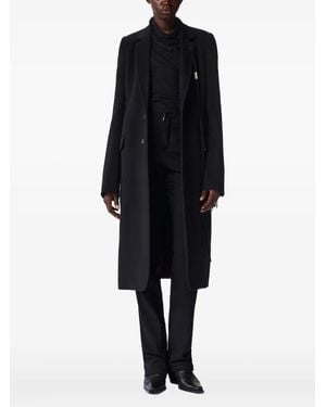 Ann Demeulemeester Single-breasted Coat - Black