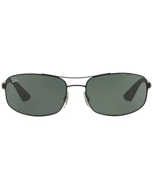 Ray-Ban スクエアフレーム サングラス - グリーン