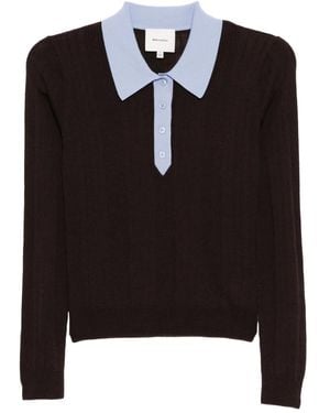 Reformation Hermia Polo - Black