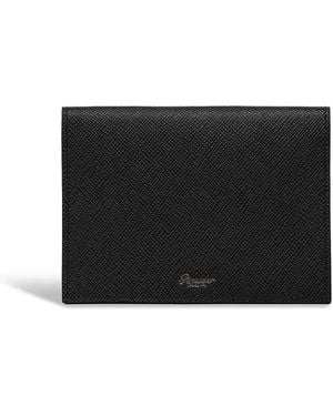 Pineider Logo Business Card Holder - Black