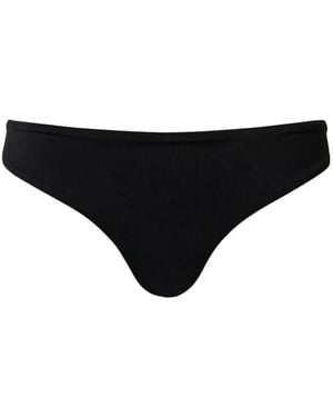 Twinset Charmeuse Thong Briefs - Black