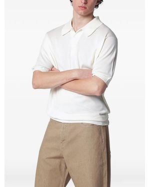 John Smedley Isis Short-Sleeve T-Shirt - Natural