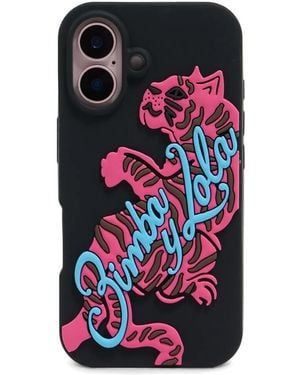 Bimba Y Lola Tiger-Print Iphone 16 Case - White