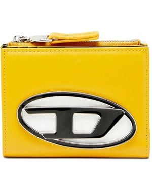 DIESEL 1Dr Oval D Bi-Fold Wallet - Yellow