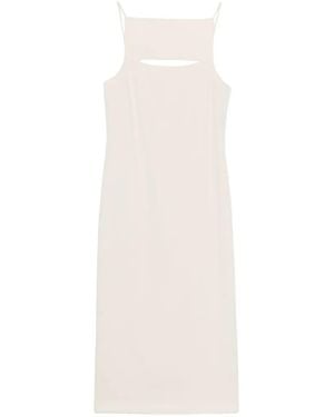 Patrizia Pepe Sleeveless Midi Dress - White