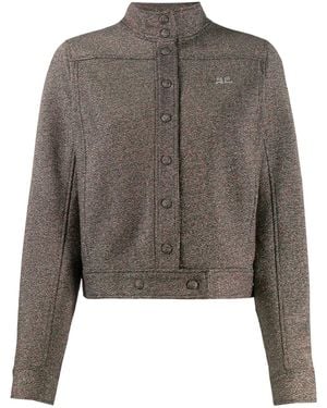 Courreges Iconic Logo Jacket - Grey