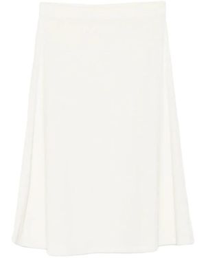 Suzie Kondi A-Line Midi Skirt - White