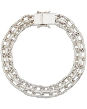 Tom Wood Chain-Link Clasp-Fastening Bracelet - Metallic