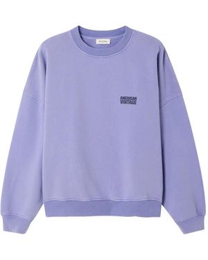 American Vintage Sudadera Plizzy - Morado
