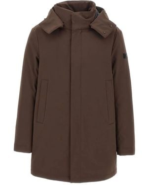 Peuterey Detachable-hood Coat - ブラウン