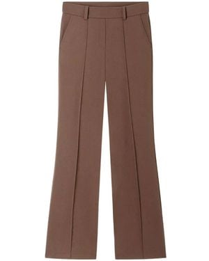 Cambio Francoise Pressed-Crease Pants - Brown