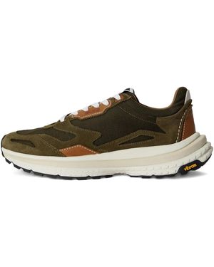 Polo Ralph Lauren Mdrn Trn 200 Panelled Trainers - Brown