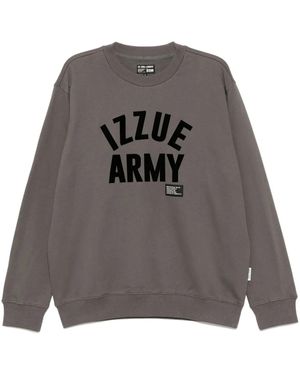 Izzue Sweatshirt Mit Logo - Grau