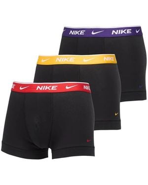 Nike Logo-Waistband Trunks - Black