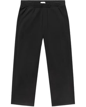 Citizens of Humanity Aris Rugby Drawstring Wide-Leg Track Trousers - Black