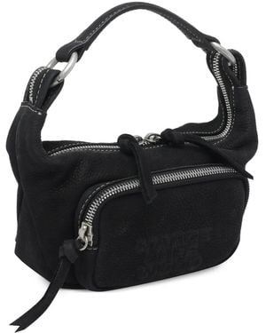 Marge Sherwood Micro City Schultertasche mit Logo-Detail - Schwarz