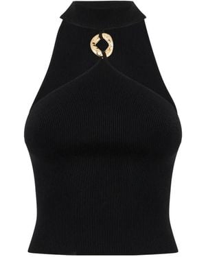 Jonathan Simkhai ホルターネック トップ - ブラック