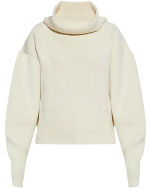 Jacquemus Pallone embroidered sweater - Weiß