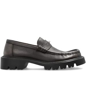 Loewe 50Mm Lug-Sole Loafers - Grey