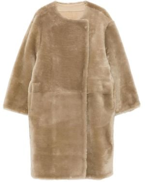 TOTEME Cappotto Senza Colletto - Neutro