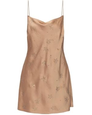 LoveShackFancy Jurk Met Sterpatroon - Naturel