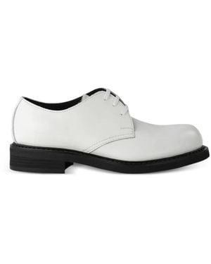 Comme des Garçons Derbies À Lacets - White