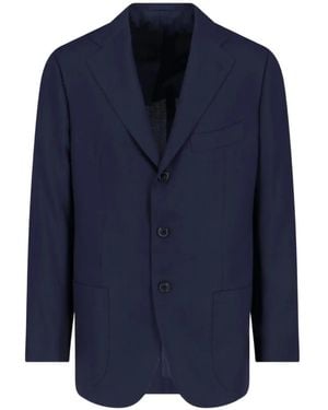 Cesare Attolini Monopetto Blazer - Blue