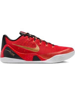 Nike Kobe 9 Lace-Up Fastening Snekaers - Red