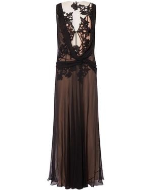 Alberta Ferretti Silk Dress - Black