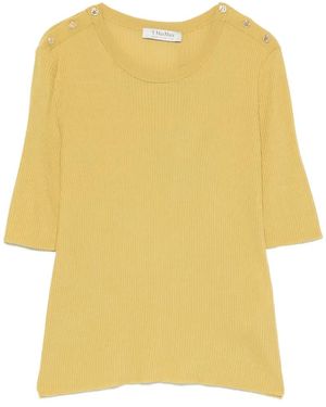 Max Mara Riviera T-Shirt - Yellow