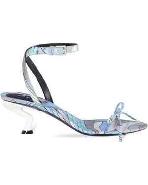 PUCCI Iride-Print Sandals - White