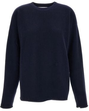 Extreme Cashmere Oversized-Pullover Mit Rundhalsausschnitt - Blau