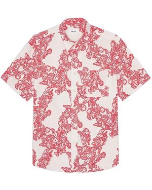 NN07 Print Short Sleeve Shirt - Pink